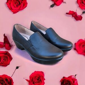 Dansko Jessica Women's Shoes Size 9.5 Black  Slip On Leather Uppers Clog